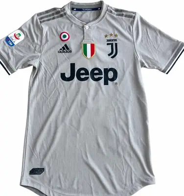 Cristiano Ronaldo #7 Juventus 2018/19 Away Authentic Adidas Serie A CR7 Adidas