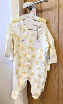 Newborn Baby Sleepsuits From Tu New with Tags